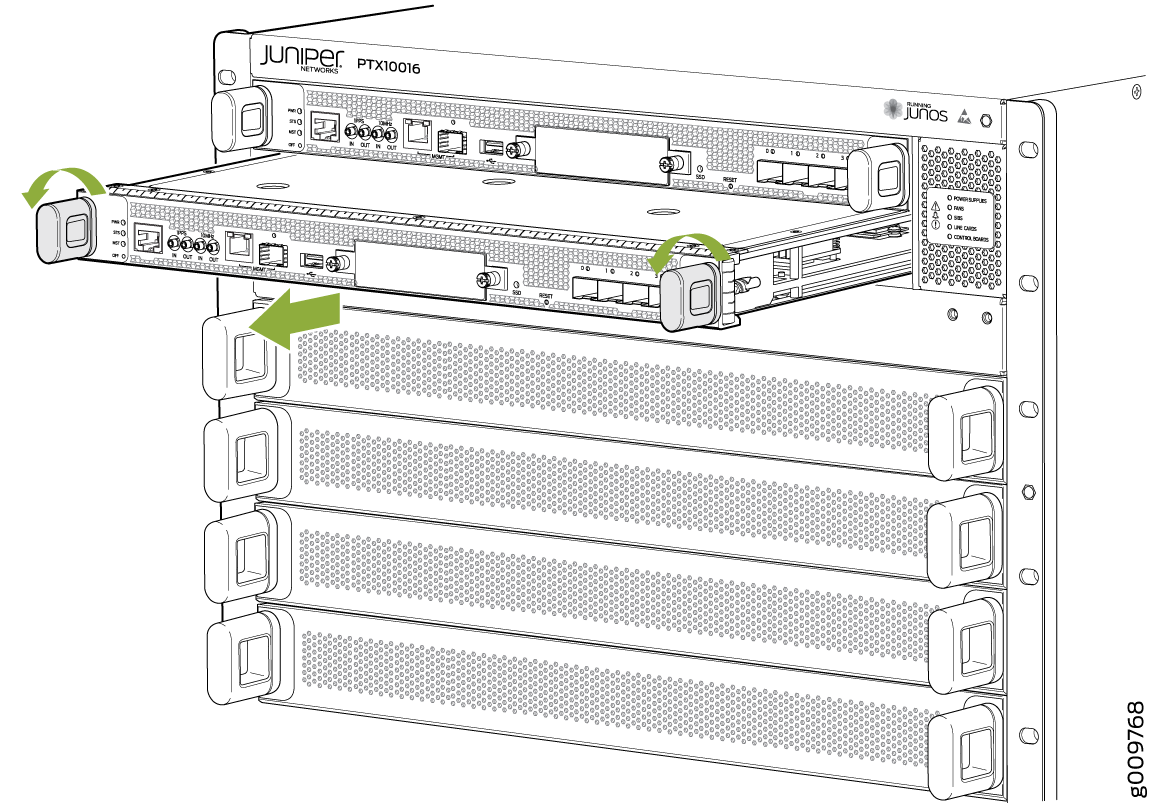 Removing JNP10K-RE1-E or JNP10K-RE2-E RCB