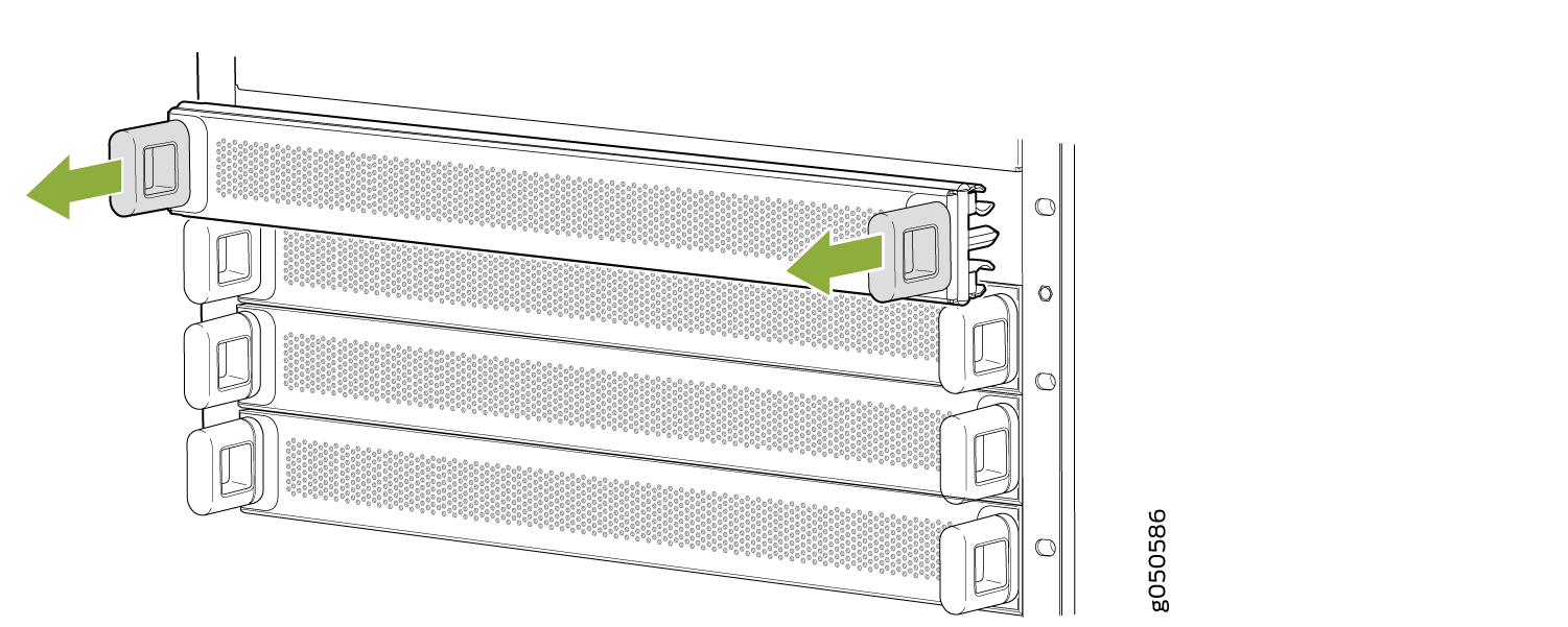 Remove the Cover for a Line Card