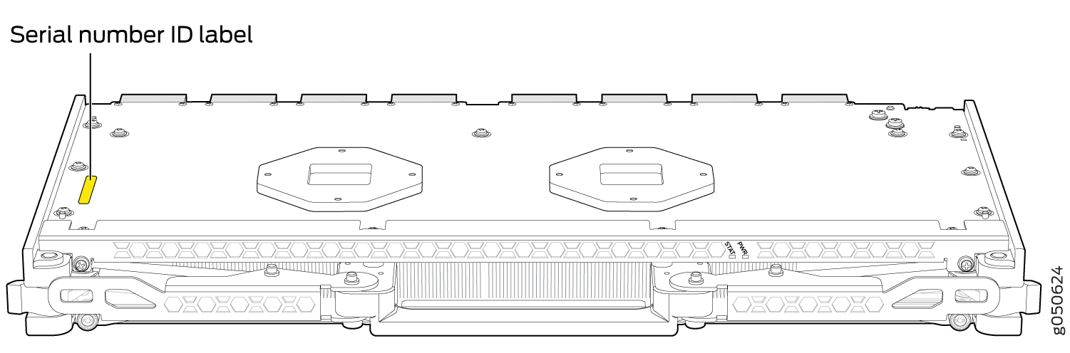 JNP10008-SF and JNP10008-SF3 SIBs Serial Number Location