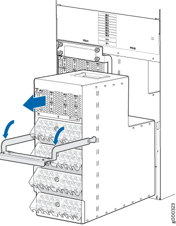 Removing a High Capacity DC PDU