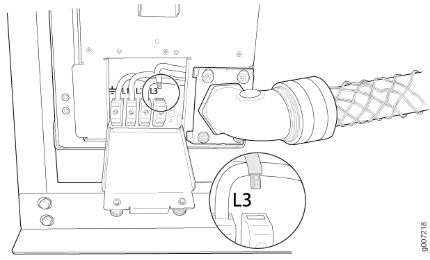 Connecting Ground and Power to a Three-Phase Delta AC PDU