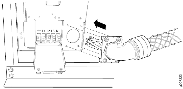 Connecting Power to a Three-Phase Wye AC PDU