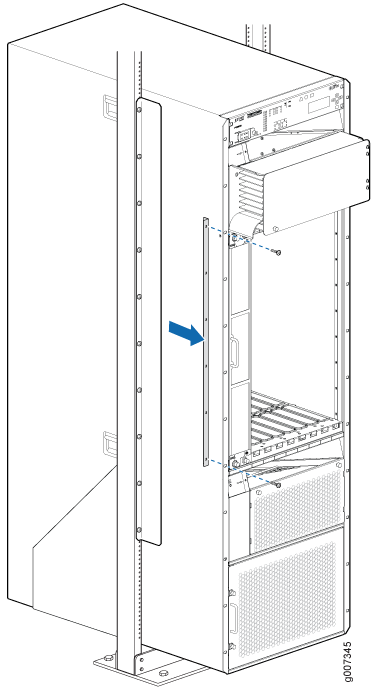 Installing Brackets on the Front-Mounting Flanges