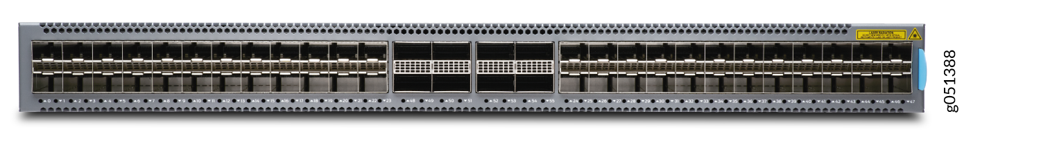 Cisco Nexus 9300 series network switch with multiple ports for connecting network cables in data centers.
