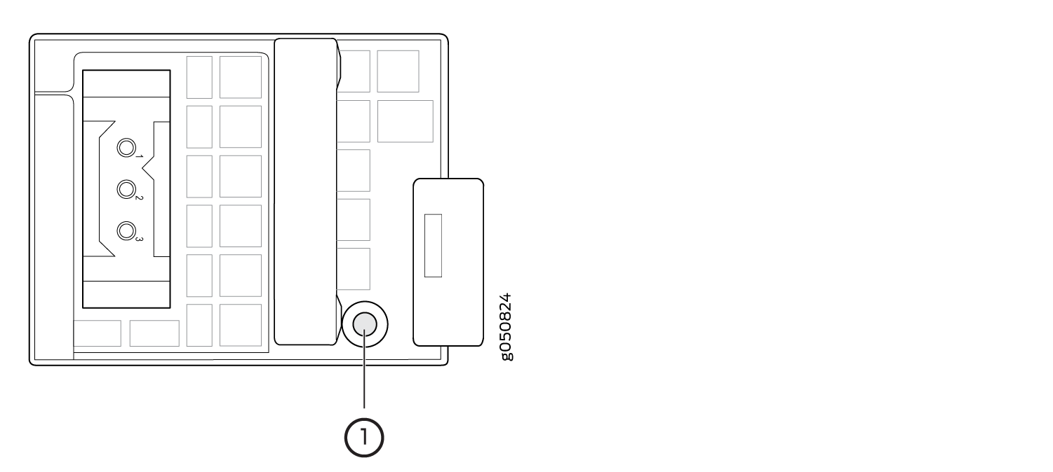 Technical diagram of a communication device with a handset, keypad, connector labeled 1, and pins labeled 1, 2, 3.