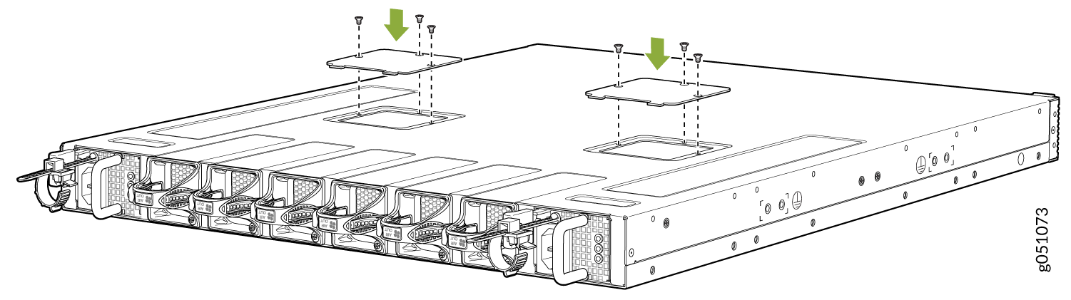 Replace the Screws on the SSD Doors of the QFX5220-32CD