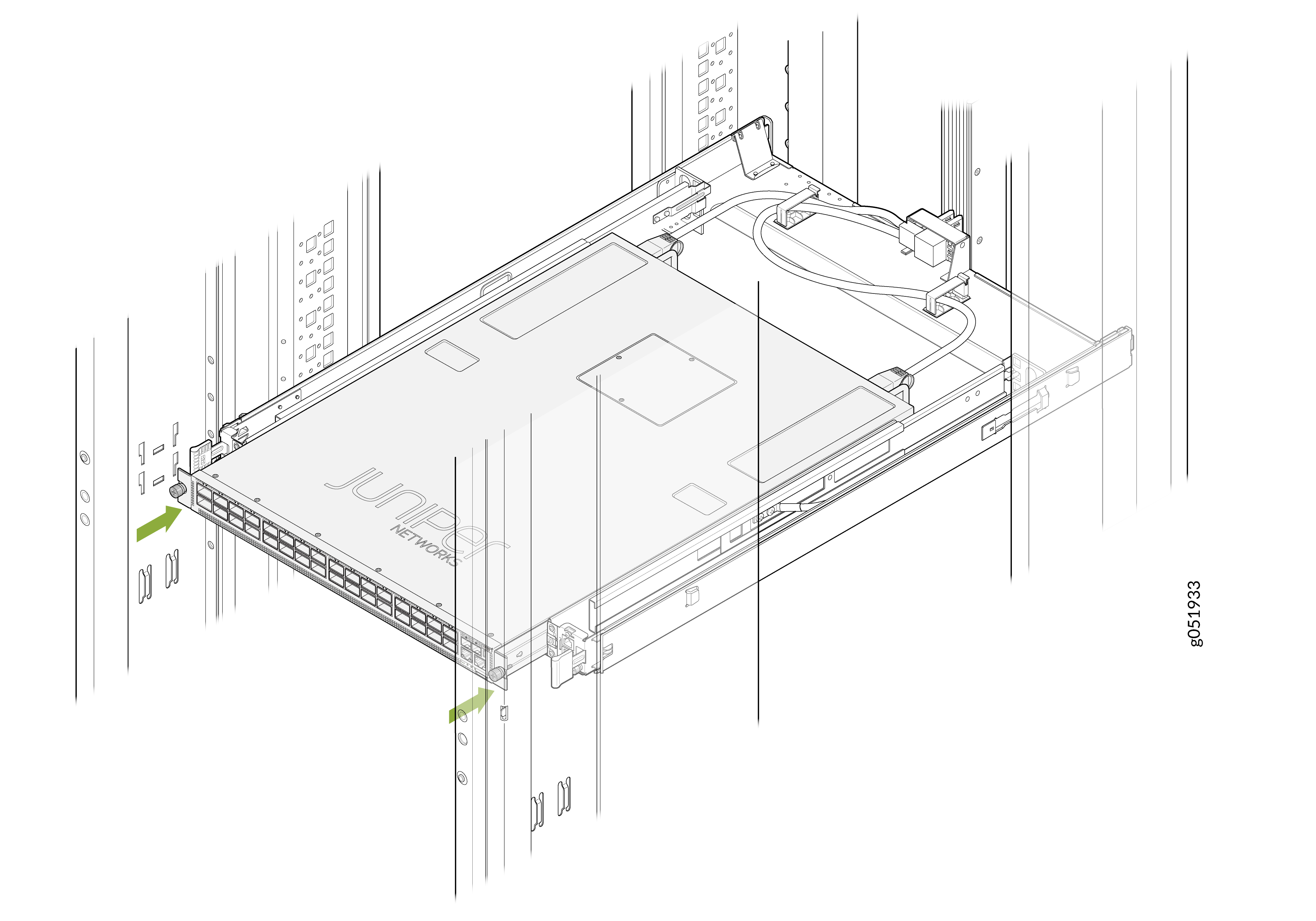 Slide the Switch-Tray into Position
