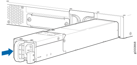 Installing an AC Power Supply on the SRX1500 Services Gateway