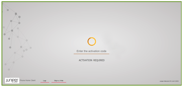 Authentication Code Page
