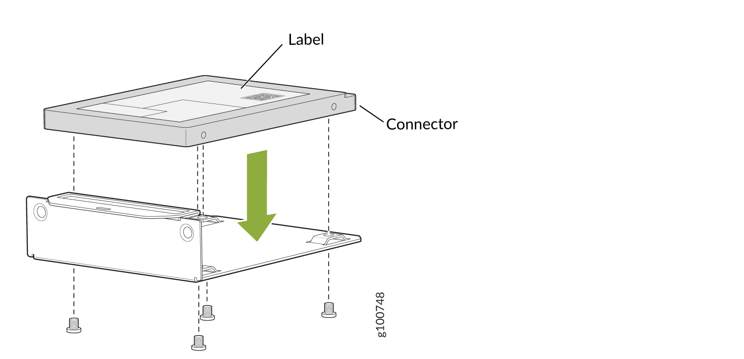 Securing the SSD to the SSD Tray