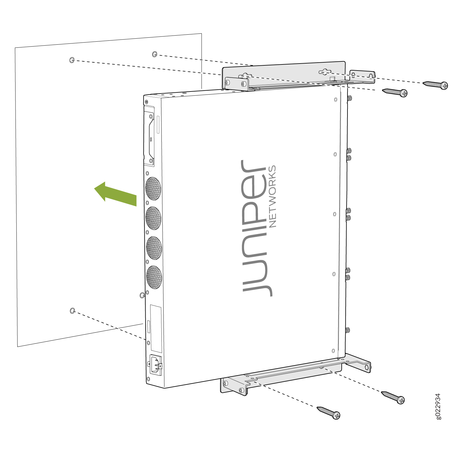 Mount the Firewall on a Wall