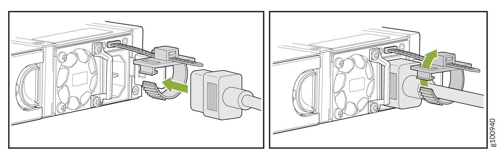 Connecting an AC Power Cord