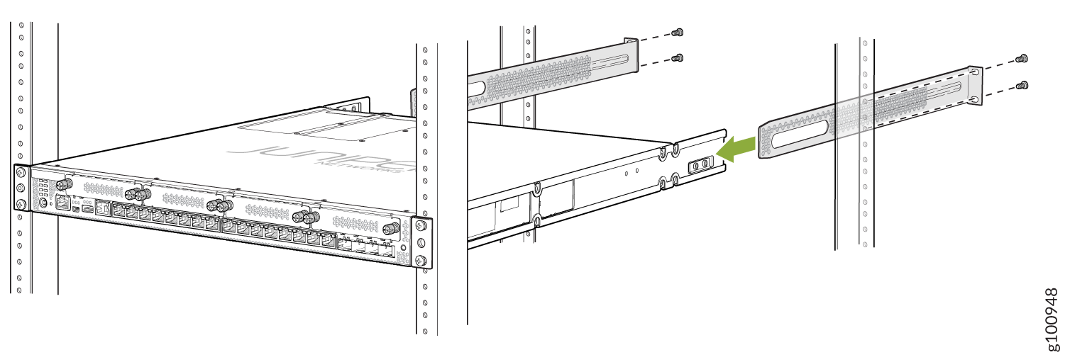 Attaching the Rear-Mounting Blades
