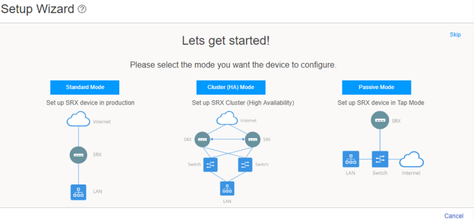 Setup Wizard Page