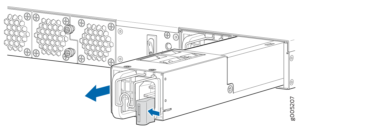 Removing an AC Power Supply
