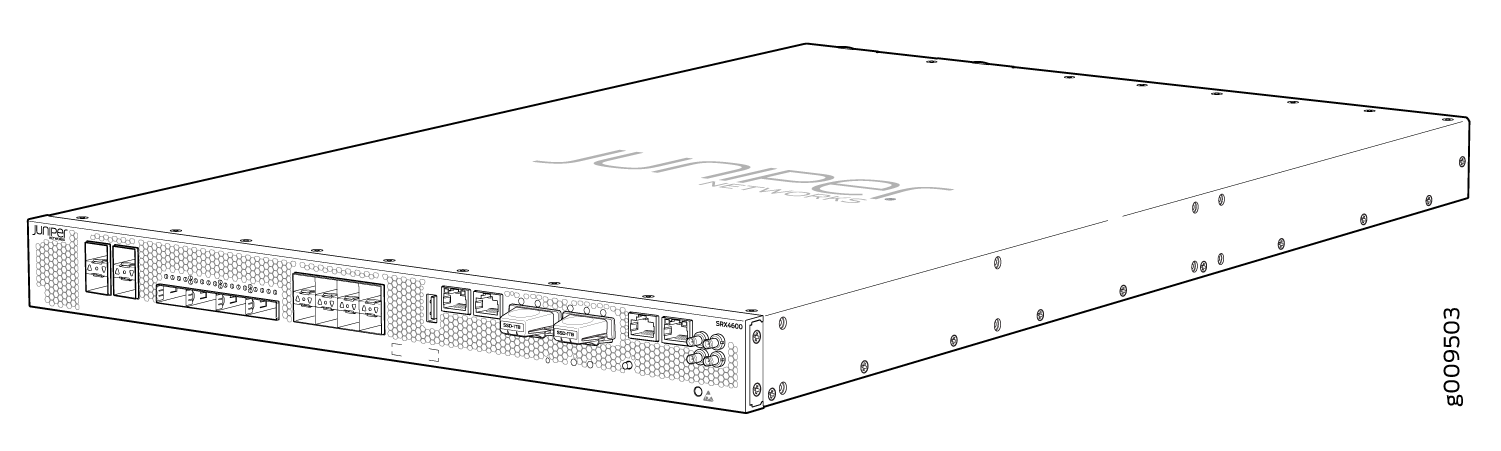 Juniper Networks SRX4600 Services Gateway providing enterprise-level firewall and VPN security for data centers.