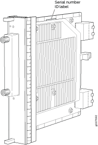 SRX-MIC-1X100G-CFP Serial Number Label