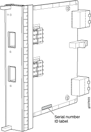 SRX-MIC-2X40G-QSFP Serial Number Label