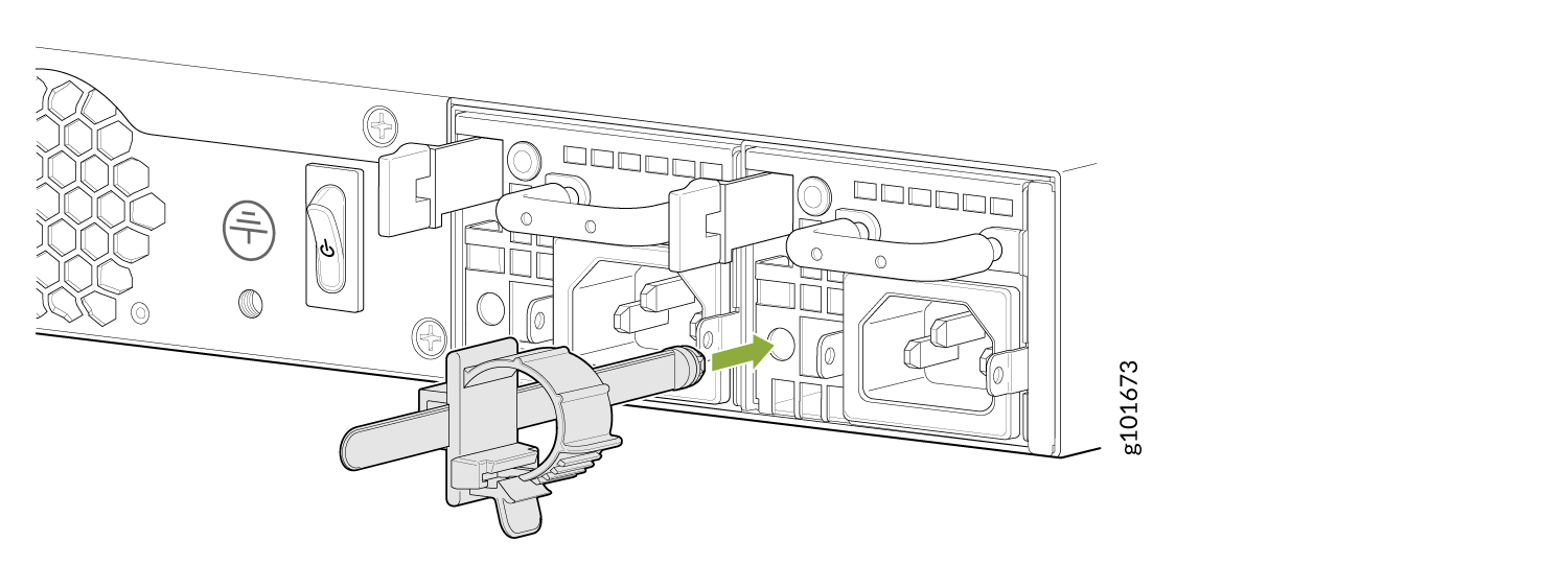 Insert Power Cord Retainer Strip