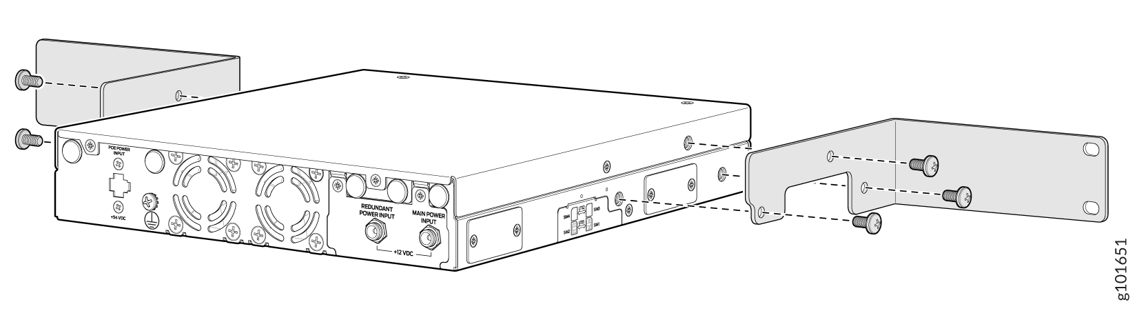 Attaching the Mounting Brackets
