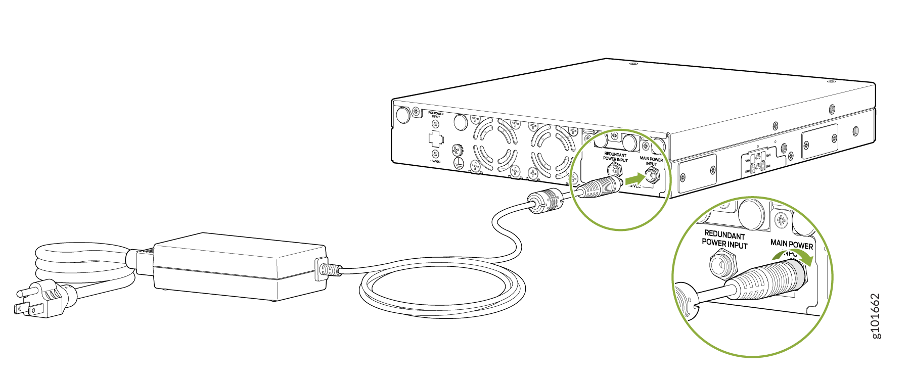 Connecting the SSR130 to the Power Supply