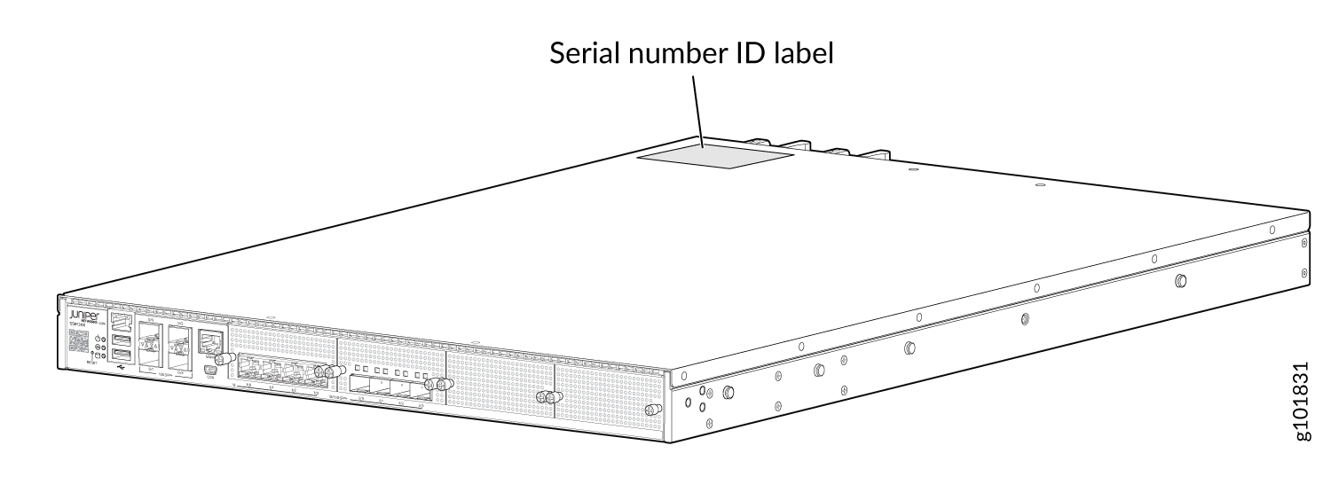 Location of the Serial Number Label