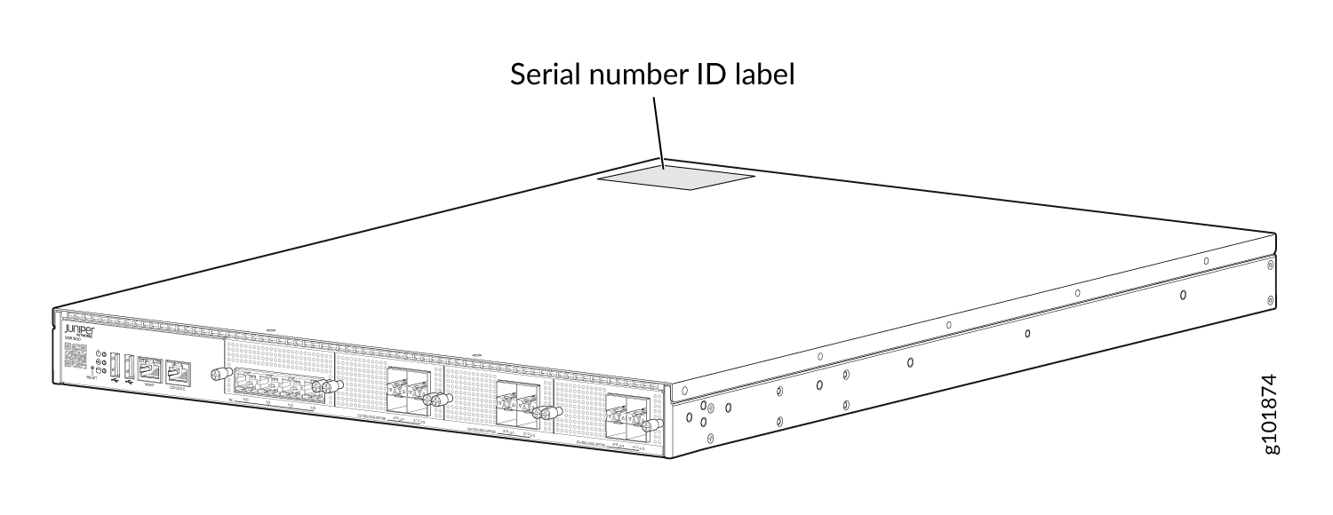 Location of the Serial Number Label