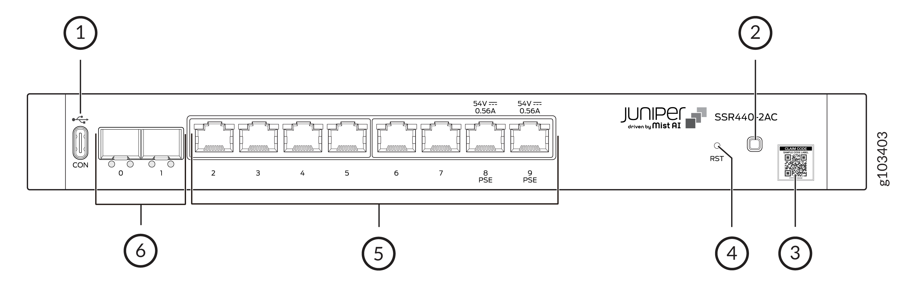 SSR440-2AC Front Panel
