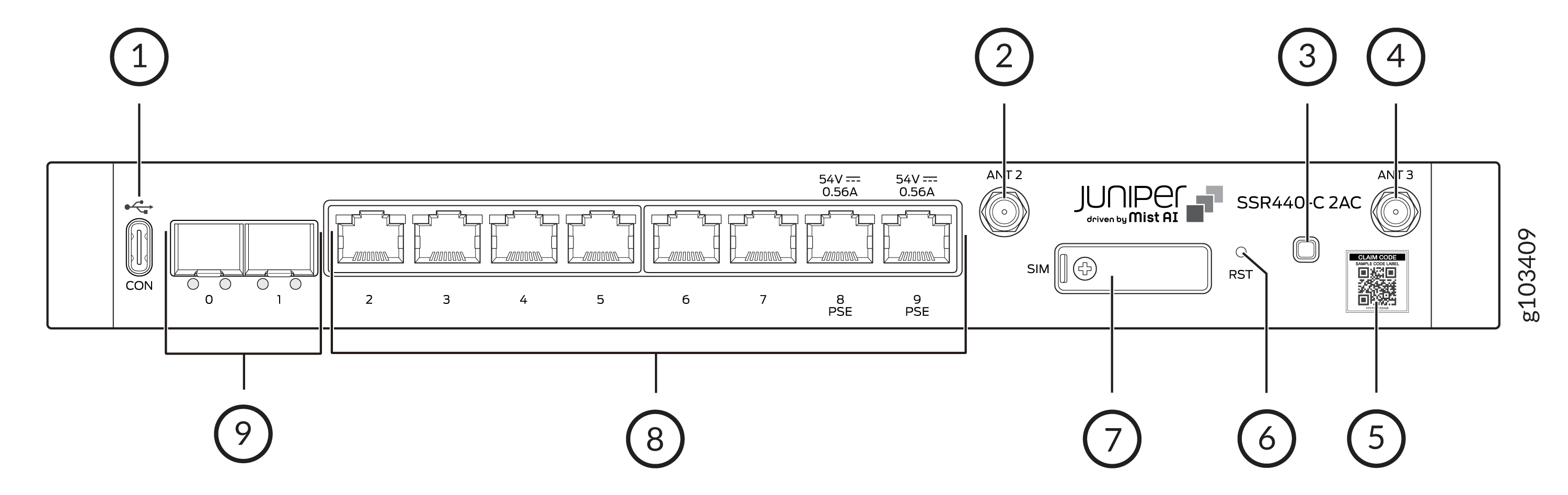 SSR440-C-2AC Front Panel