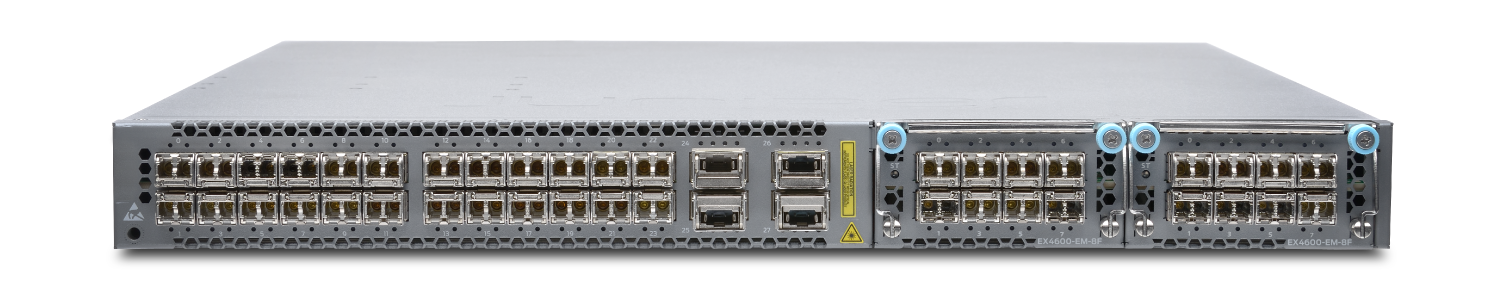 Juniper Networks EX4600 Ethernet Switch with SFP/SFP+ ports for managing network traffic in enterprise environments.