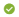 Green circle with white checkmark indicating success or confirmation.