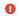 Red circle with white exclamation mark indicating an alert or warning.