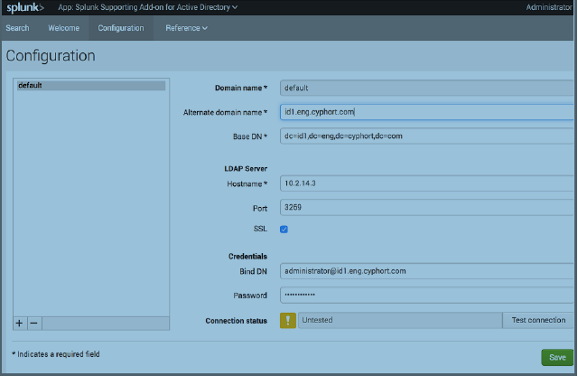 Splunk Add-on Configuration for Receiving & Forwarding AD Security Audit Logs