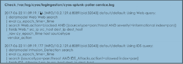 Splunk Ingestion Log