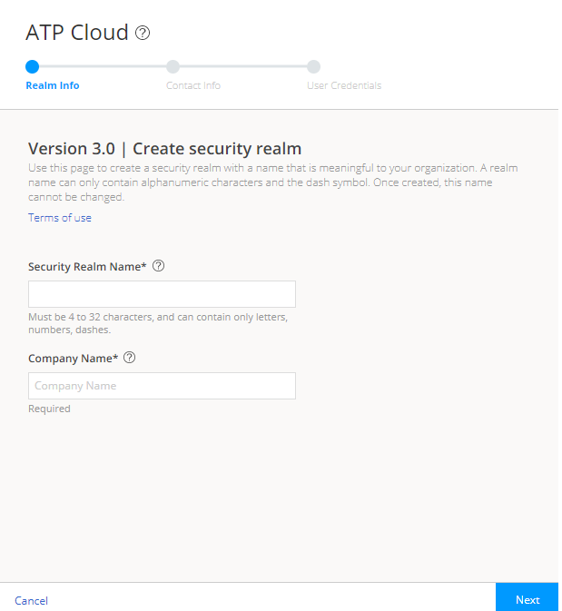 Create Security Organization