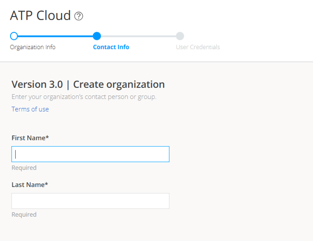 Entering Your Juniper ATP Cloud Contact Information