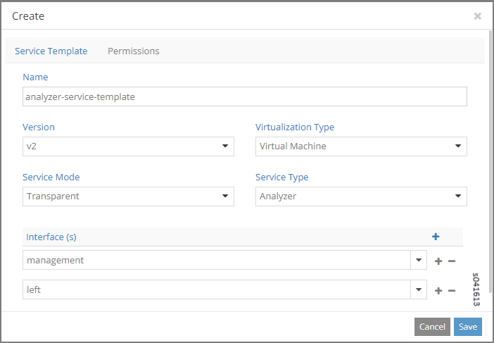 Create Service Template