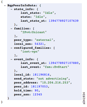 Sample BGP Peer UVE