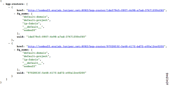 Sample Output, BGP Routers: