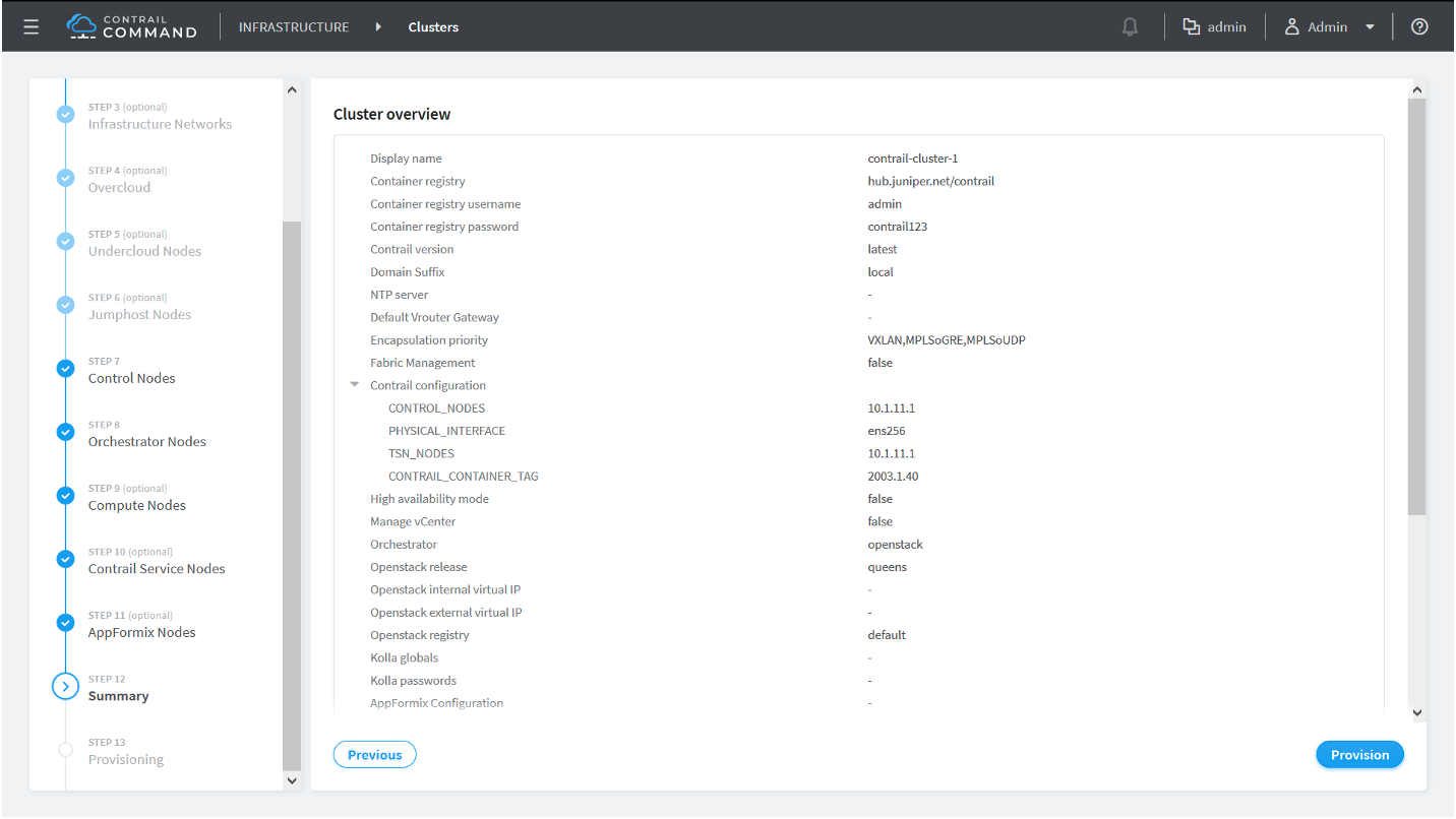 Cluster Overview