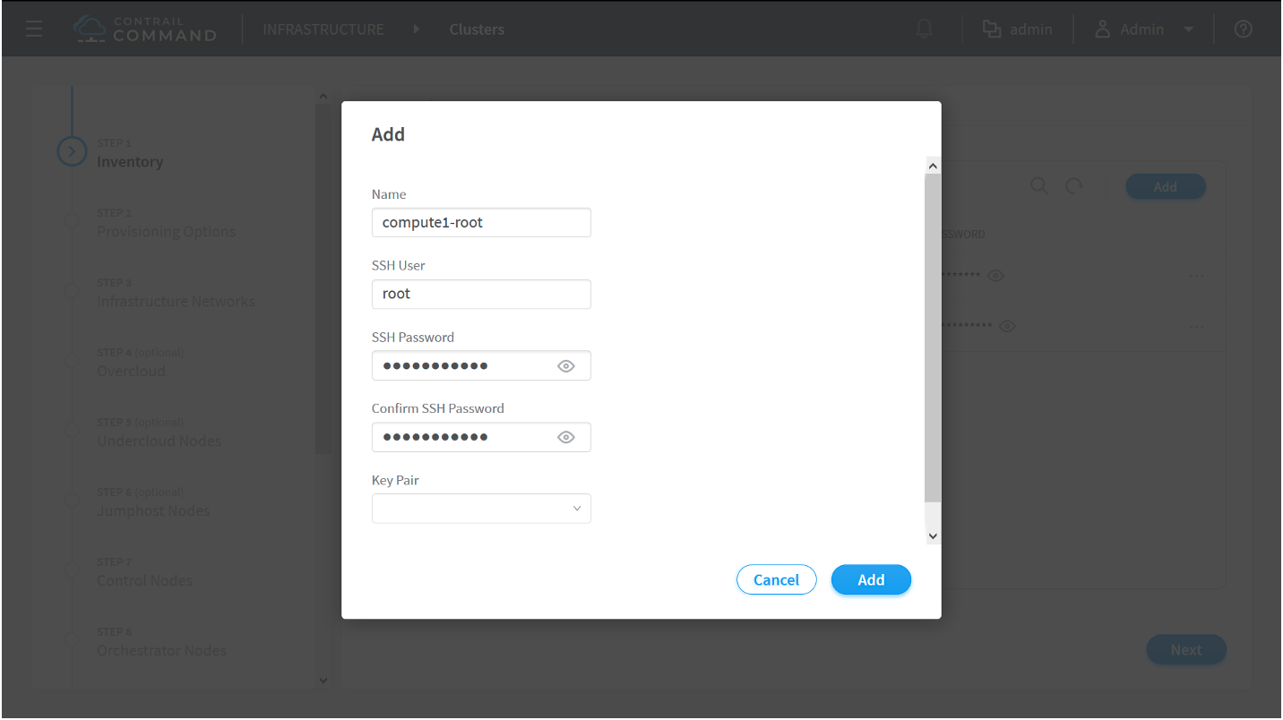 Add Dialog