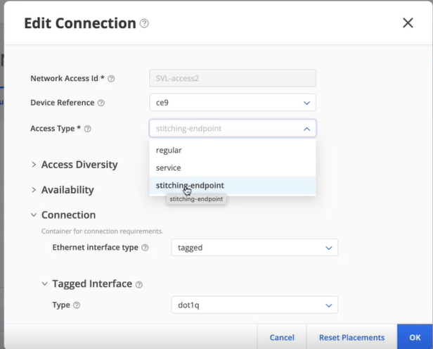 Edit Connection Page