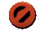 Red circle with diagonal line indicating no entry or prohibited action.