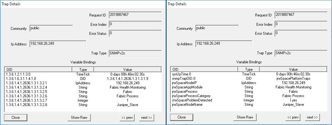 Trap Details When One or More Expected Processes Are Inactive