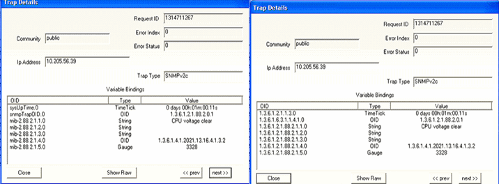 Trap Details When CPU Voltage Is Normal