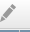 Pencil icon representing edit or write function in software applications.