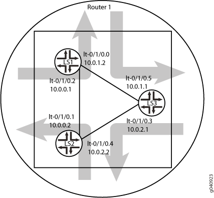 IS-IS on Logical Systems