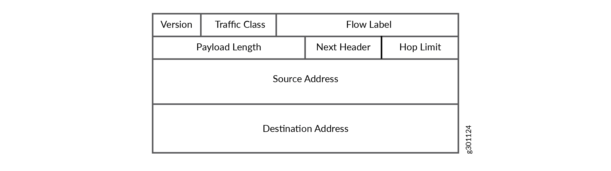 IPv6 Header Structure