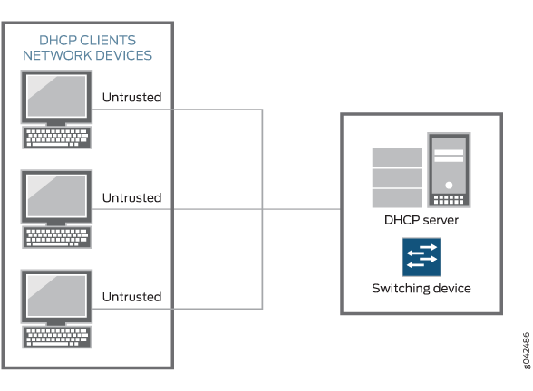 Switching Device Is the DHCP Server