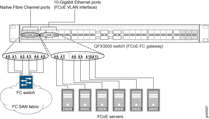 Fibre Channel Interface Configuration Topology